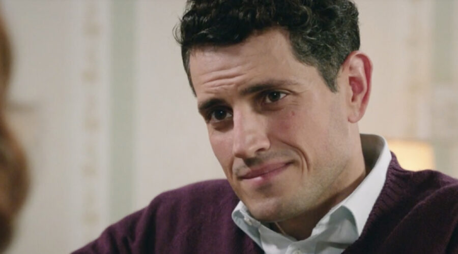 Emanuel Caserio (Salvatore Amato) in una scena della puntata 72 de 