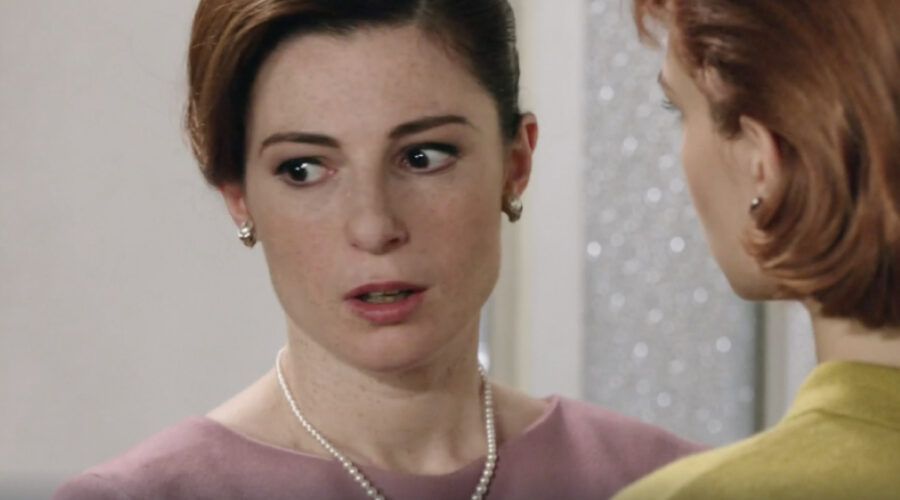 Valentina Bartolo (Veronica Zanatta) in una scena della puntata 105 de