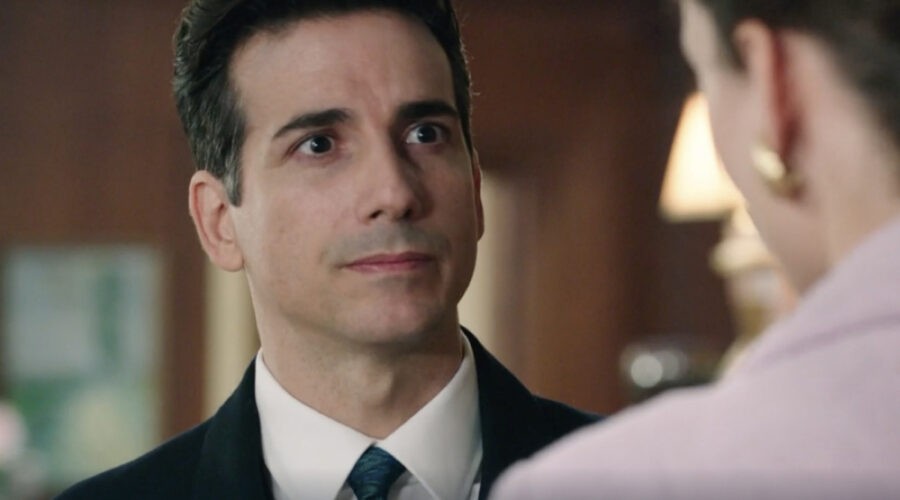 Luca Bastianello (Dante Romagnoli) in una scena della puntata 109 de 