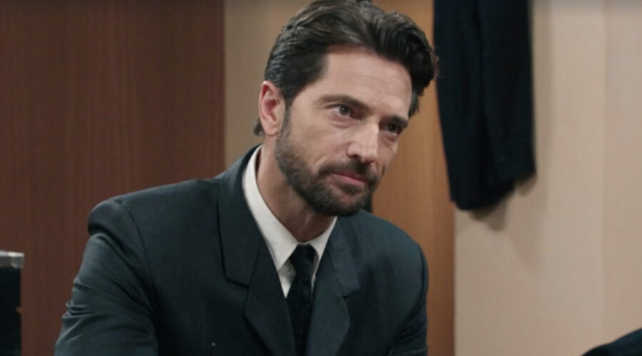 Luca Capuano (Sandro Recalcati) in una scena della puntata 116 de