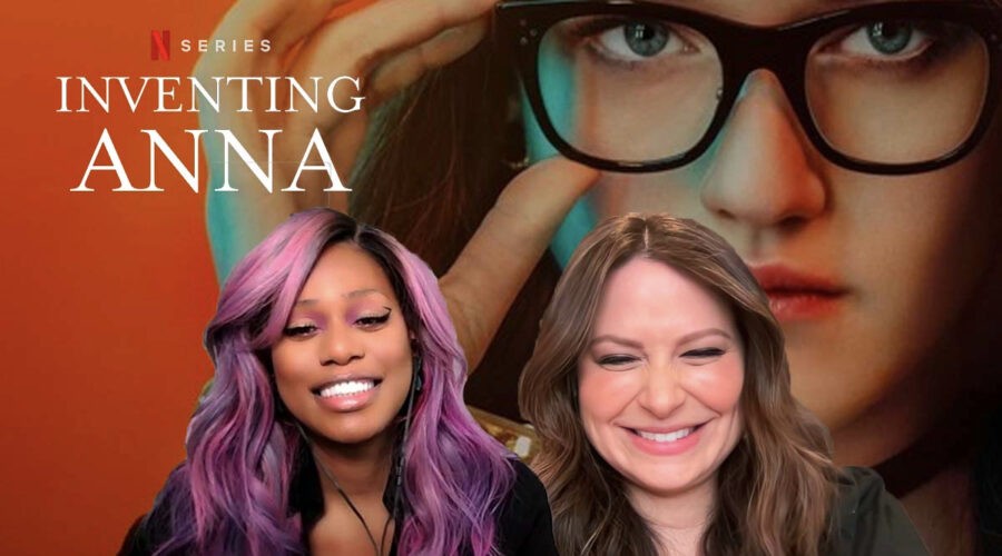 Laverne Cox e Katie Lowes intervistate da Tvserial.it per “Inventing Anna”. Credits: Cattura schermo.