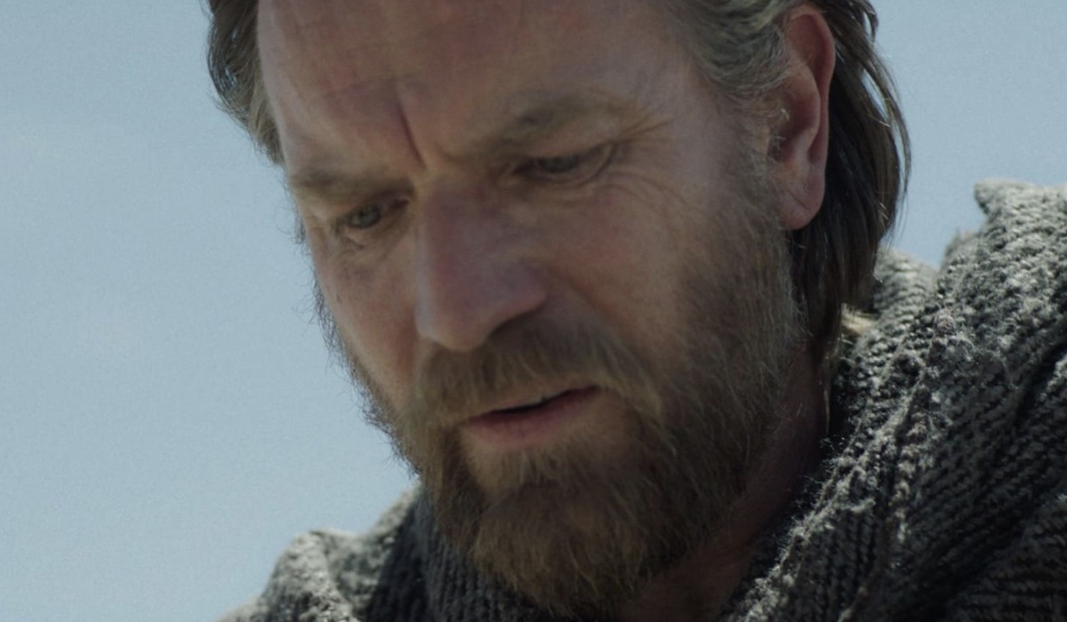 Ewan McGregor in un fotogramma del teaser trailer di “Obi-Wan Kenobi”. Credits: Screencap/LucasFilm/Disney+.