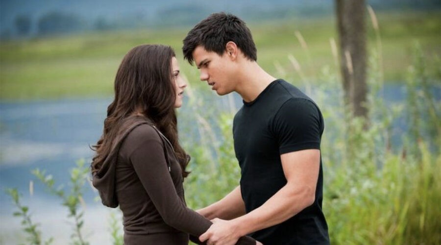 twilight bella (kristen stewart) e Jacob (taylor lautner) - foto di eagle pictures