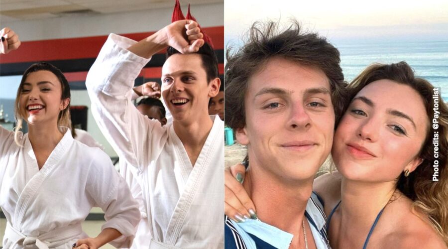 cobra kai peyton list e jacob bertrand stanno insieme