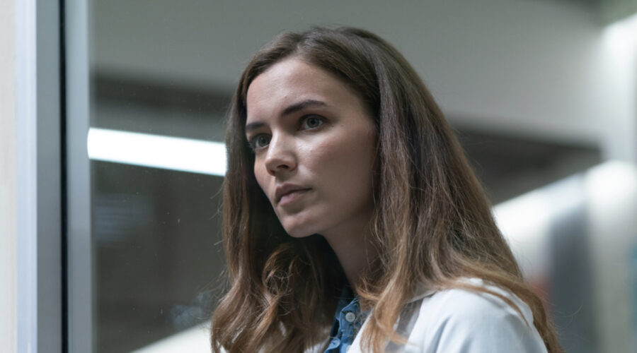 Giusy Buscemi (Lucia) in una scena di 