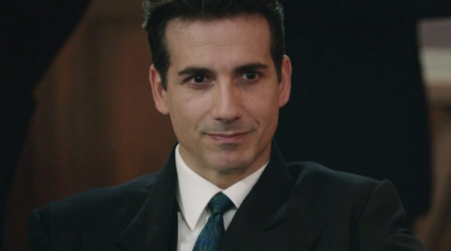 Luca Bastianello (Dante Romagnoli) in una scena della puntata 108 de