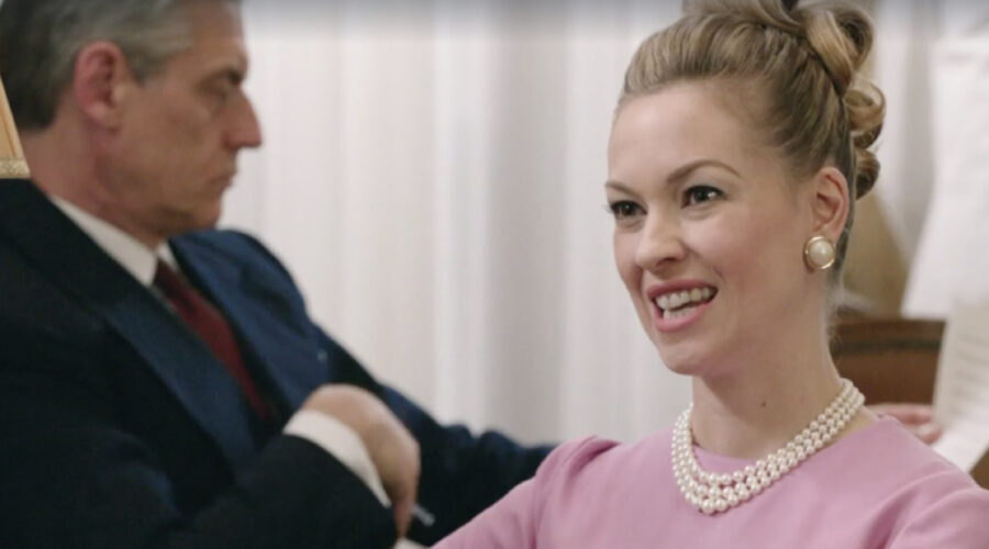 Greta Oldoni (Fiorenza Gramini) in una scena della puntata 117 de