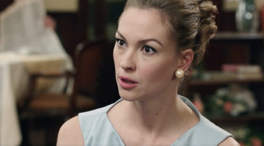 Greta Oldoni (Fiorenza Gramini) in una scena della puntata 118 de