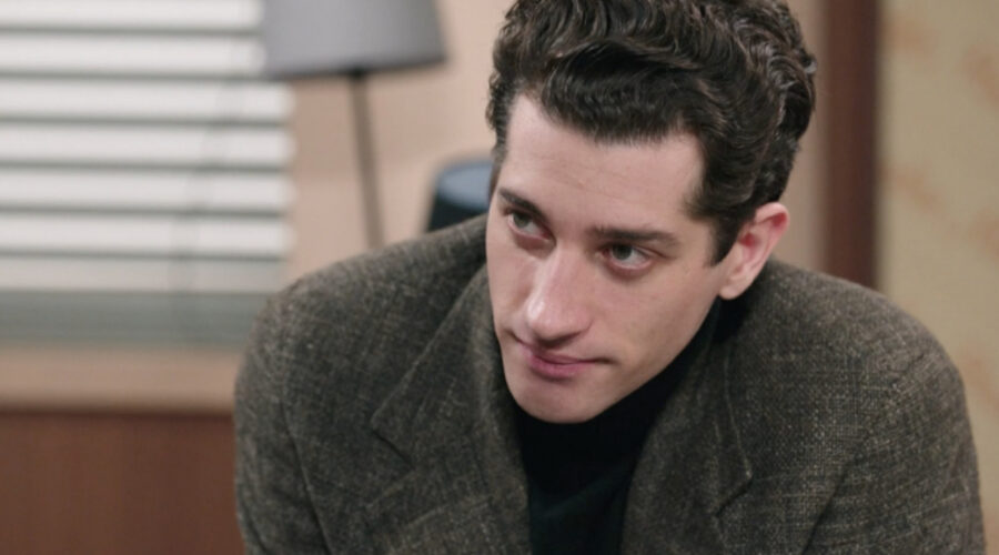 Moisé Curia (Marco di Sant’Erasmo) in una scena della puntata 119 de