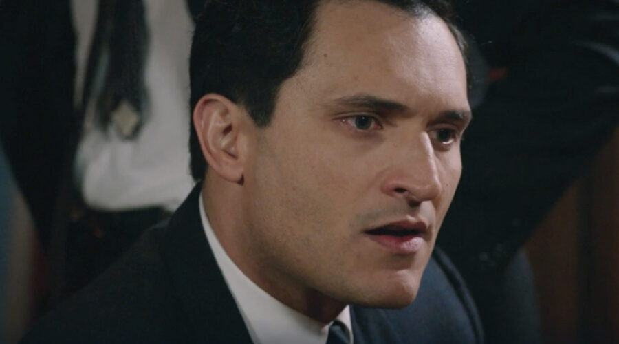 Alessandro Tersigni (Vittorio Conti) in una scena della puntata 120 de