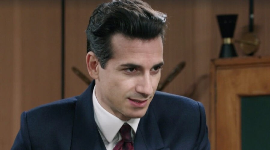 Luca Bastianello (Dante Romagnoli) in una scena della puntata 121 de