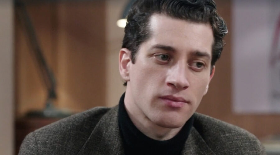 Moisé Curia (Marco di Sant’Erasmo) in una scena della puntata 126 de