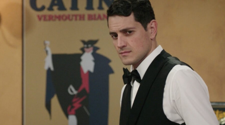 Emanuel Caserio (Salvatore Amato) in una scena della puntata 133 de