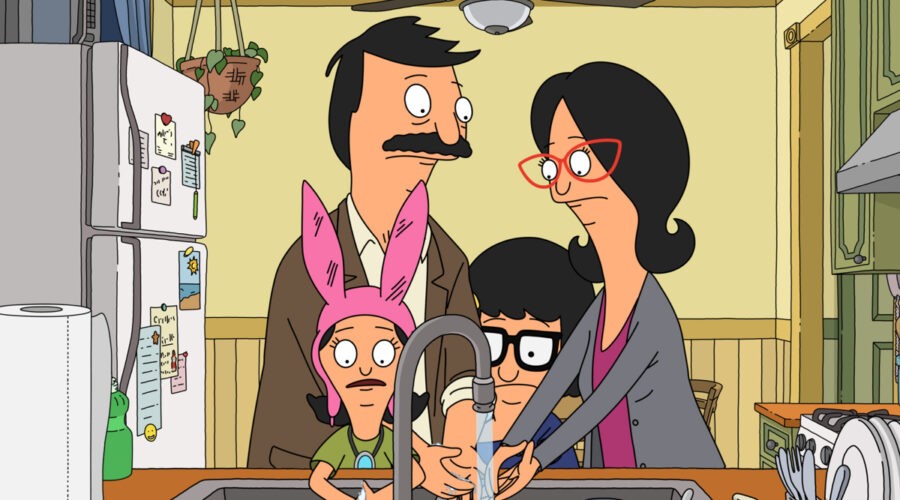 La Famiglia Belcher in una scena di