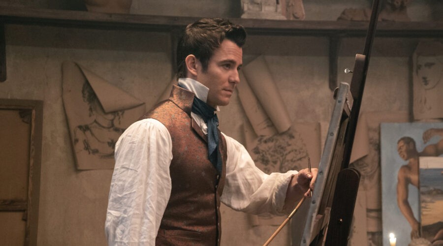 “Bridgerton”, Luke Thompson interpreta Benedict Bridgerton in una scena della seconda stagione. Credits Liam Daniel/Netflix.