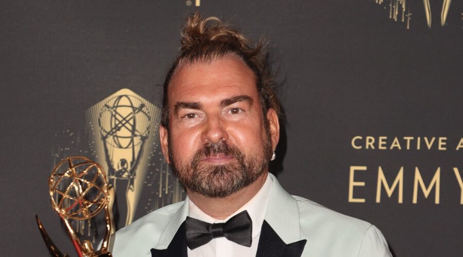 Marc Pilcher Alla Premiazione Di un Emmy Per 