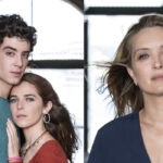 A sinistra: Nicolas Maupas (Filippo Ferrari) e Valentina Romani (Naditza). A destra: Carolina Crescentini (Paola Vinci) in un posato per 