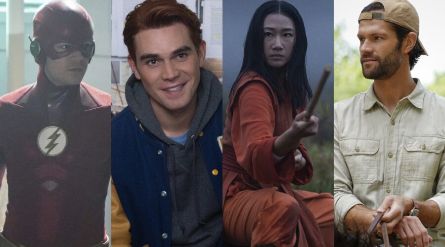 Da sinistra: immagini di “The Flash”, “Riverdale”, “Kung Fu” e “Walker”. Credits: CBS/WBTV/RTI/Mediaset/Infinity.