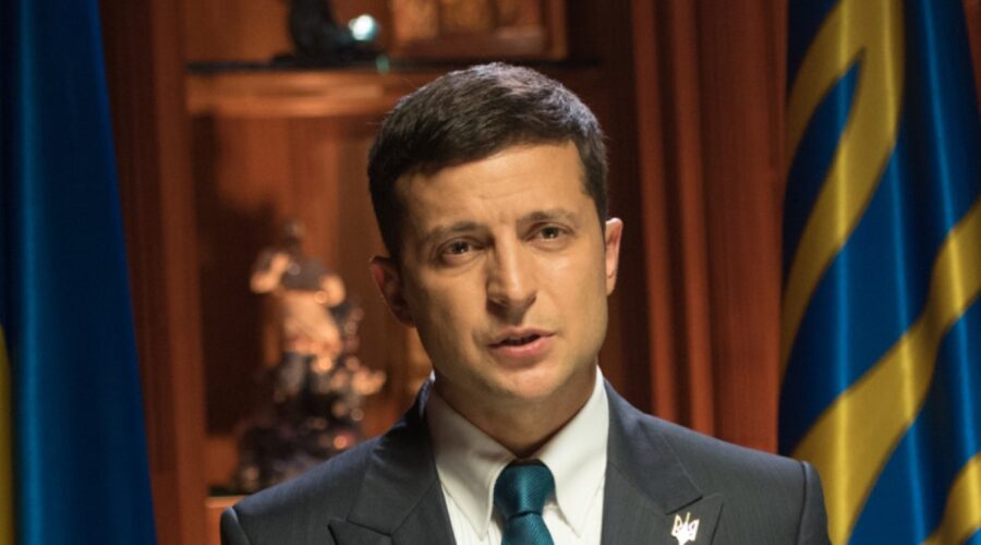 Volodymyr Zelensky In Una Scena Di