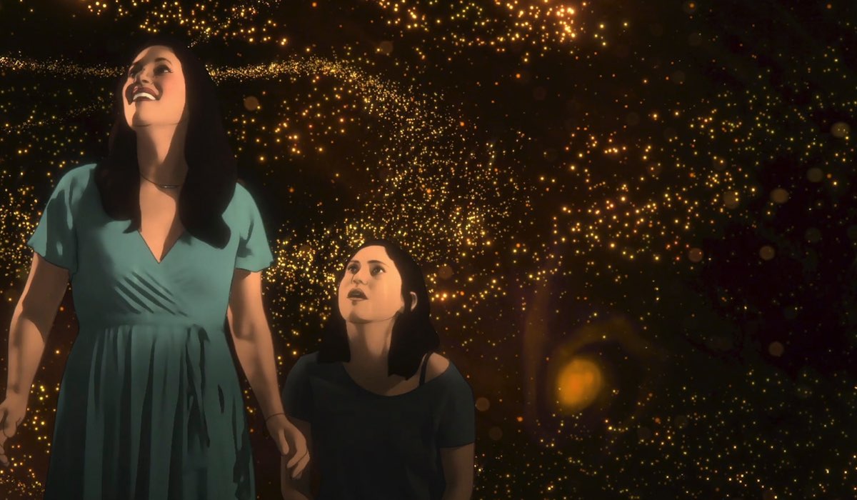 Da sinistra: Costance Marie (Camila) e Rosa Salazar In Una Scena Di Undone Credits Prime Video