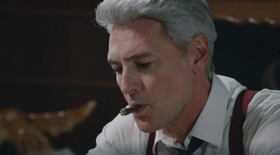 Roberto Farnesi (Umberto Guarnieri) in una scena della puntata 147 de 