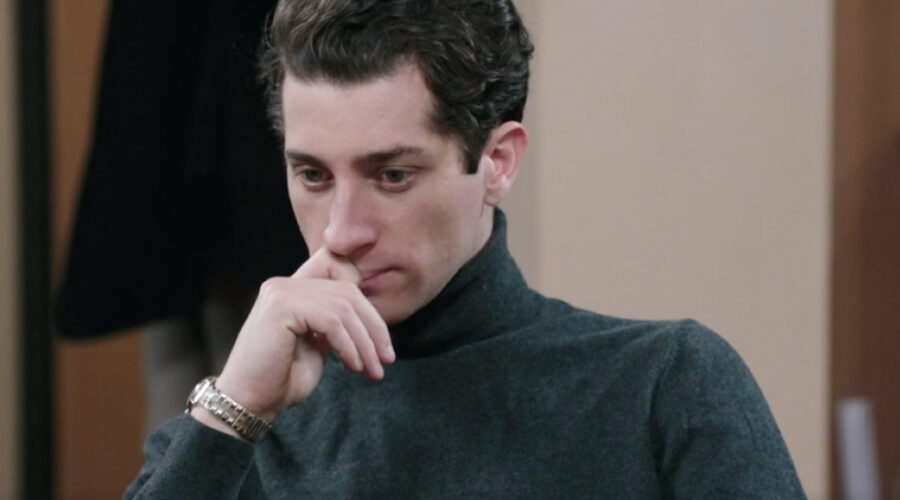 Moisé Curia (Marco di Sant’Erasmo) in una scena della puntata 148 de 