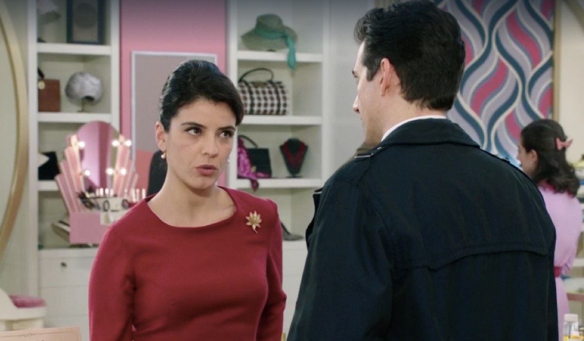Da sinistra: Caterina Bertone (Beatrice Conti) e Luca Bastianello (Dante Romagnoli) in una scena della puntata 149 de 