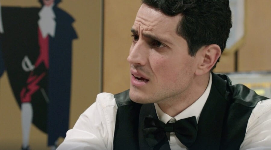 Emanuel Caserio (Salvatore Amato) in una scena della puntata 136 de