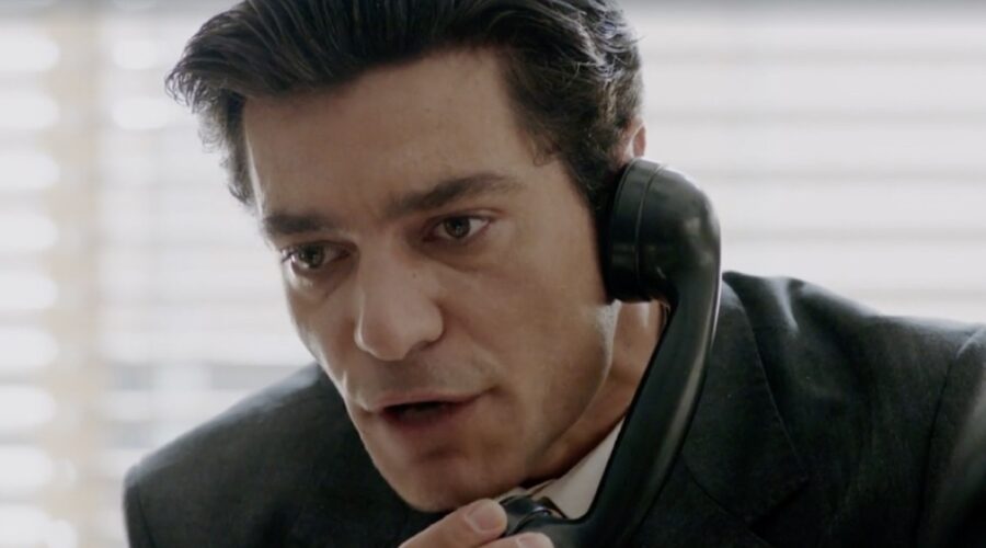 Giuseppe Zeno (Pietro Mori) in una scena della puntata 1 de