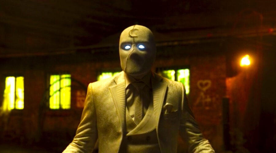 Oscar Isaac (Mr Knight) In Moon Knight Credits Disney Plus