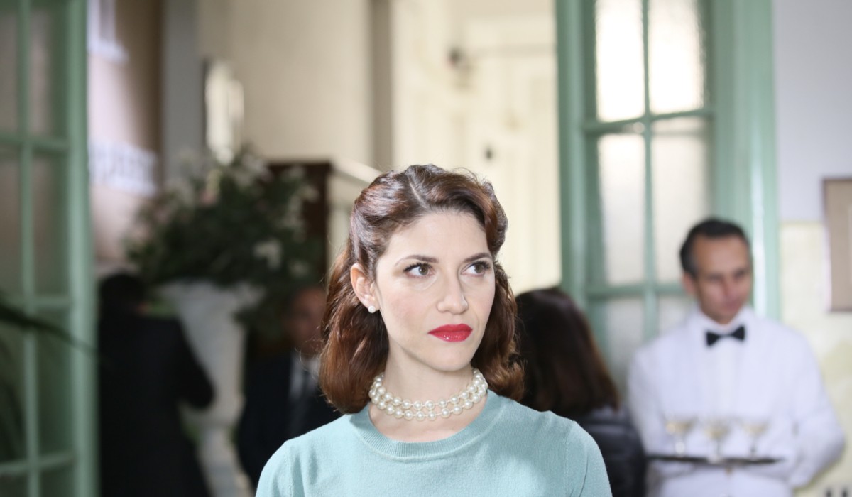 Claudia Vismara (Stella) in una scena del film tv
