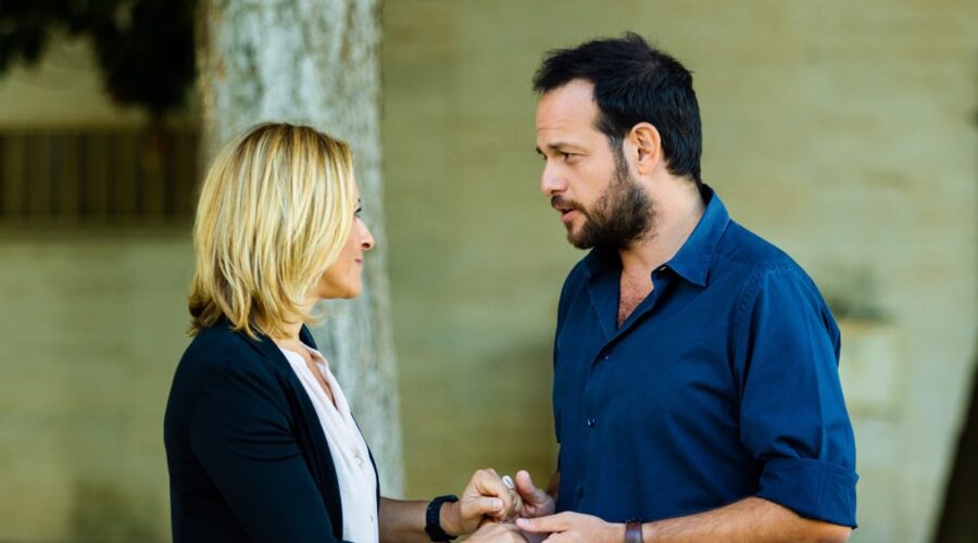 Da Sinistra: Luisa Amatucci (Silvia) e Alessandro D'Ambrosi (Giancarlo) In