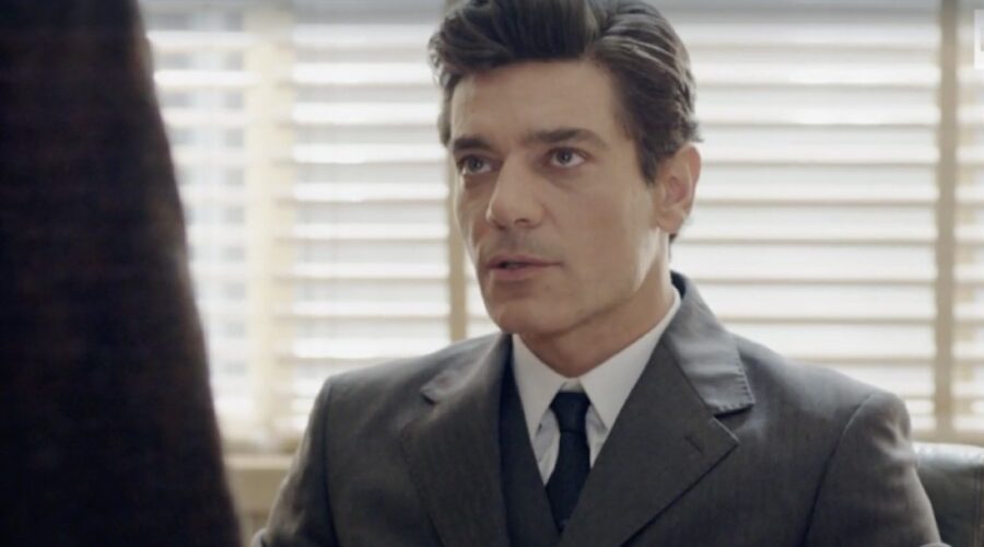 Giuseppe Zeno (Pietro Mori) in una scena della puntata 1 de