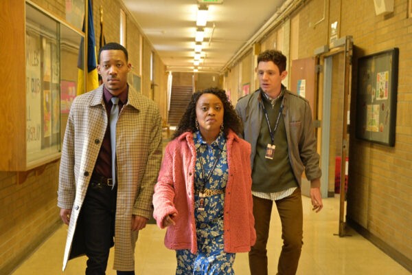 Janine Teagues (Quinta Brunson), Gregory Eddie (Tyles James Williams) E Jacob Hill (Chris Perfetti) In Una Scena Di