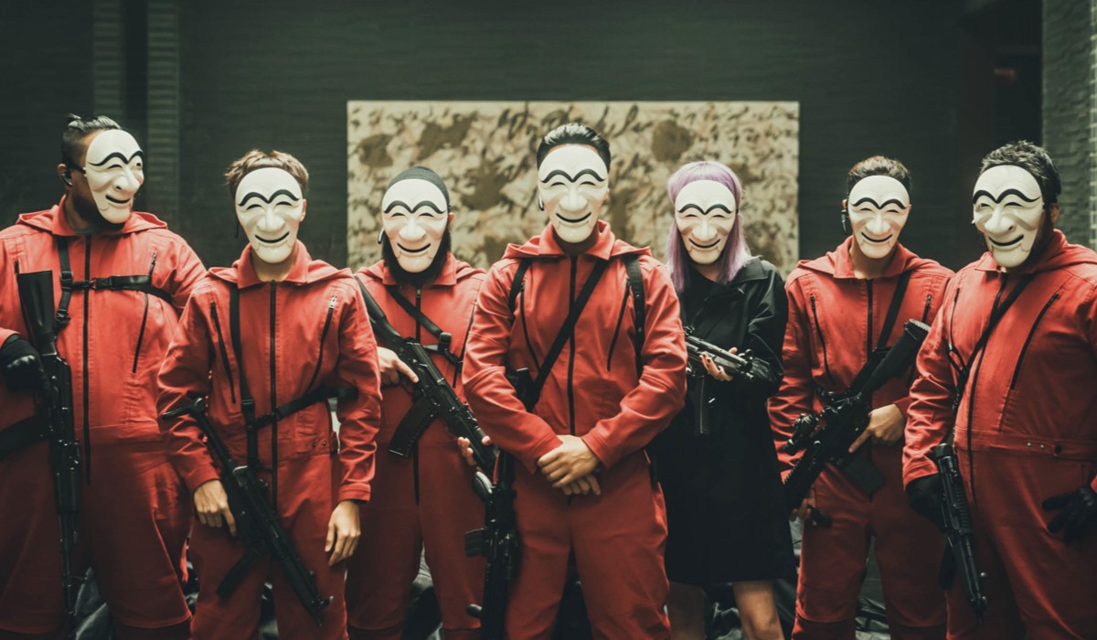 La banda ne “La casa di carta: Corea”. Credits: Jung Jaegu/Netflix.