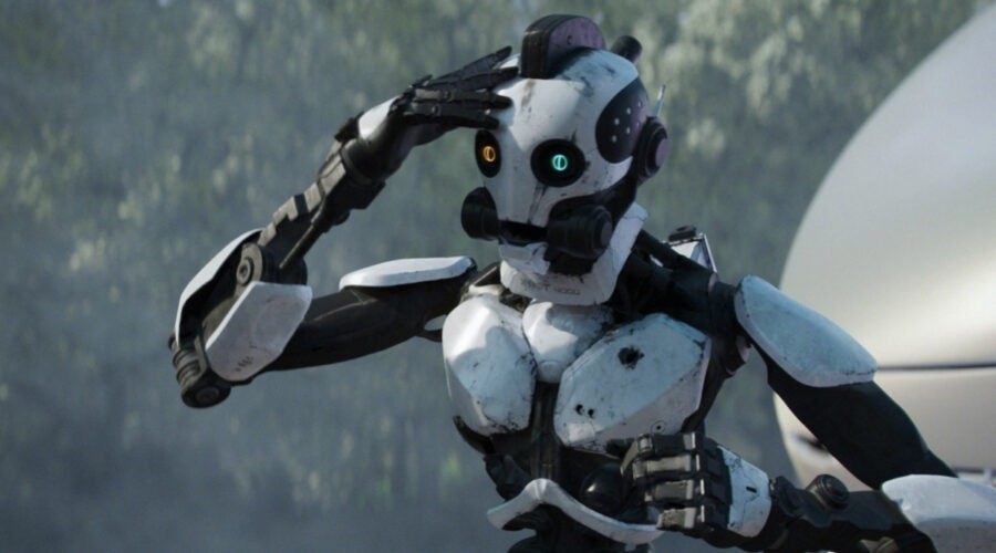 Anthony Williams è XBOT 4000 in “Love, Death & Robots, Volume 3”. Credits: Netflix.