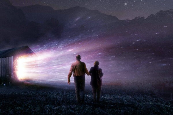 Da sinistra: Sissy Spacek e J.K. Simmons nel poster di “Notte Stellata”. Credits: Prime Video.