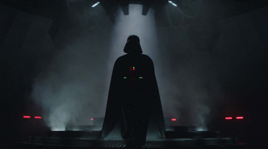 Hayden Christensen in una scena di “Obi-Wan Kenobi”. Credits: LucasFilm/Disney+.