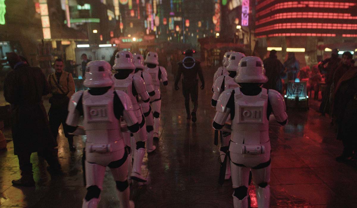 Gli Stormtrooper in una scena di “Obi-Wan Kenobi”. Credits: LucasFilm/Disney+.