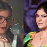 Da sinistra: Suzie in una scena della terza stagione. A destra: Gabriella Pizzolo alla première della serie. Credits: Netflix/Getty Images for Netflix.