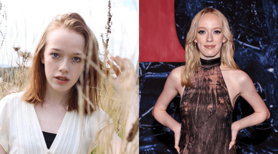 L'attrice Amybeth McNulty, a destra alla première della quarta stagione. Credits: Getty Images/Netflix.