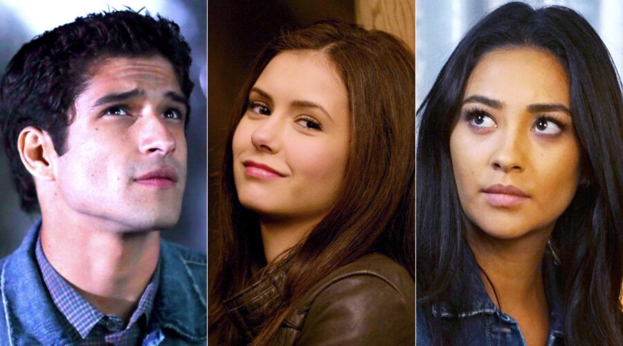 teen wolf (everett collection) the vampire diaries (mediaset) pretty little liars (everett collection)
