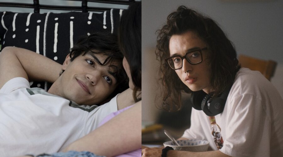 Da sinistra: Zack Calderon e Aidan Laprete in “The Wilds”. Credits: Amazon Studios.