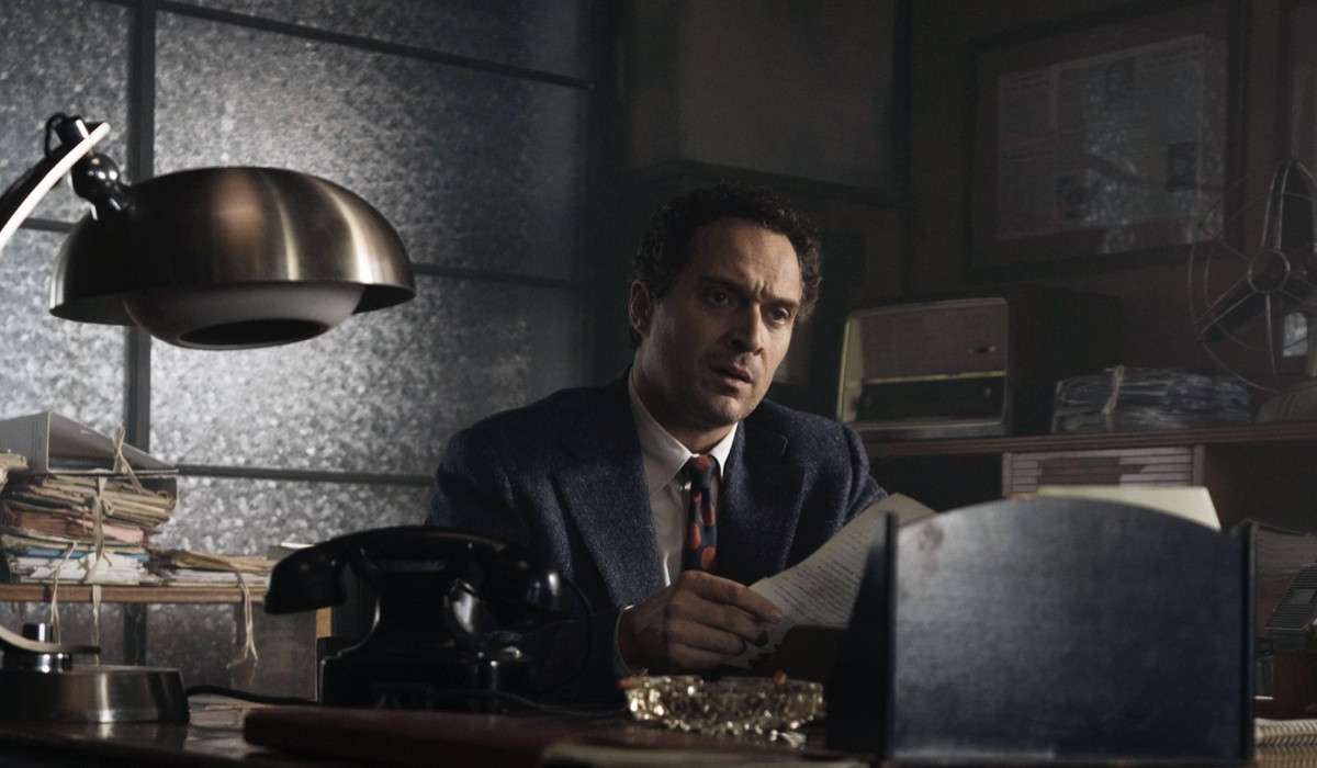 Claudio Santamaria (Antonio Nicastro) in una scena di “L’Ora - Inchiostro contro piombo”. Credits: Ufficio stampa Mediaset