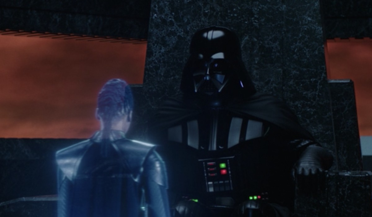 Darth Vader (Hayden Christensen) nel terzo episodio di 