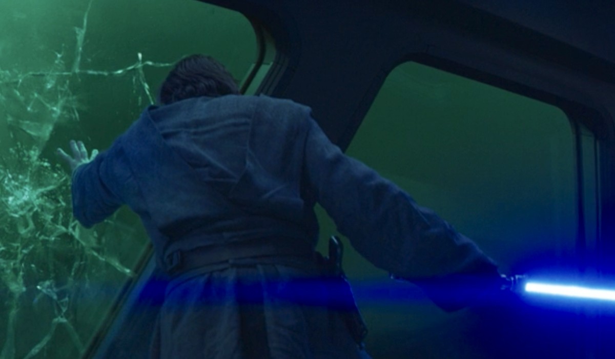 Ewan Mcgregor (Obi - Wan Kenobi) usa la forza nel quarto episodio di “Obi - Wan Kenobi” Credits: Disney Plus