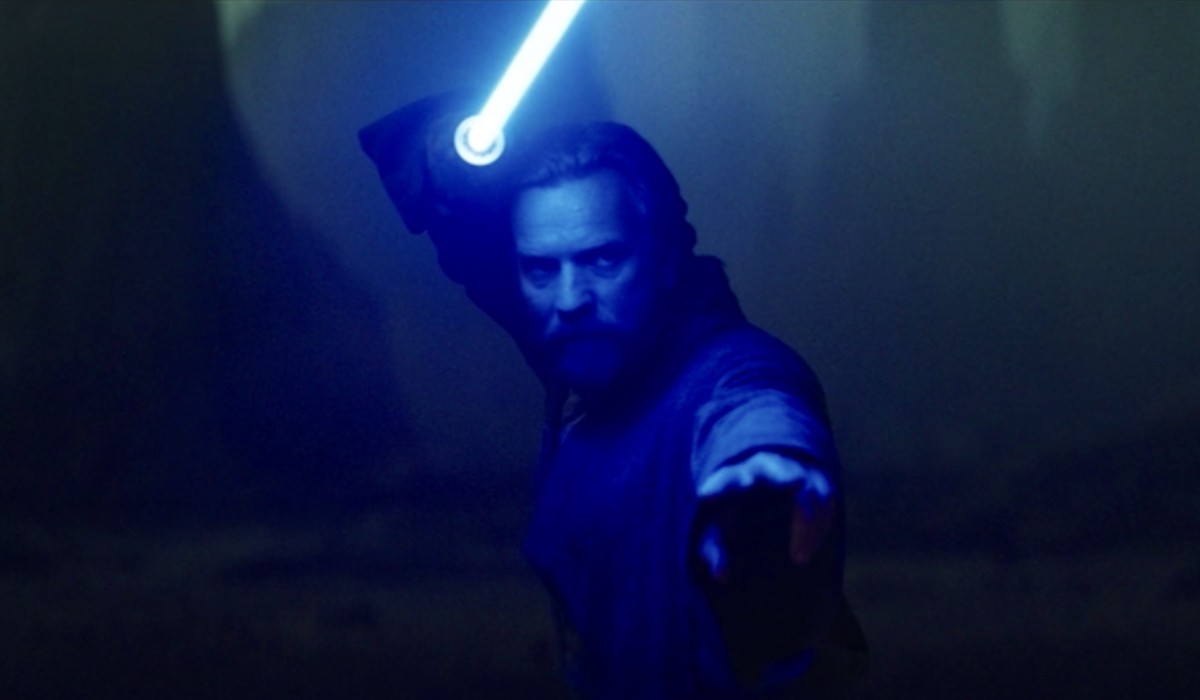 Ewan Mcgregor (Obi Wan Kenobi) nel sesto episodio di 