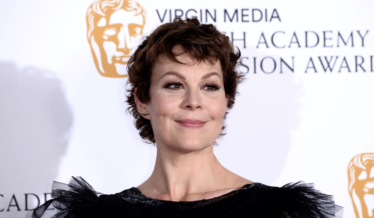 Helen McCrory posa in sala stampa ai Virgin TV BAFTA Television Award alla Royal Festival Hall il 12 maggio 2019 a Londra, Inghilterra. (Foto di Jeff Spicer/Getty Images).