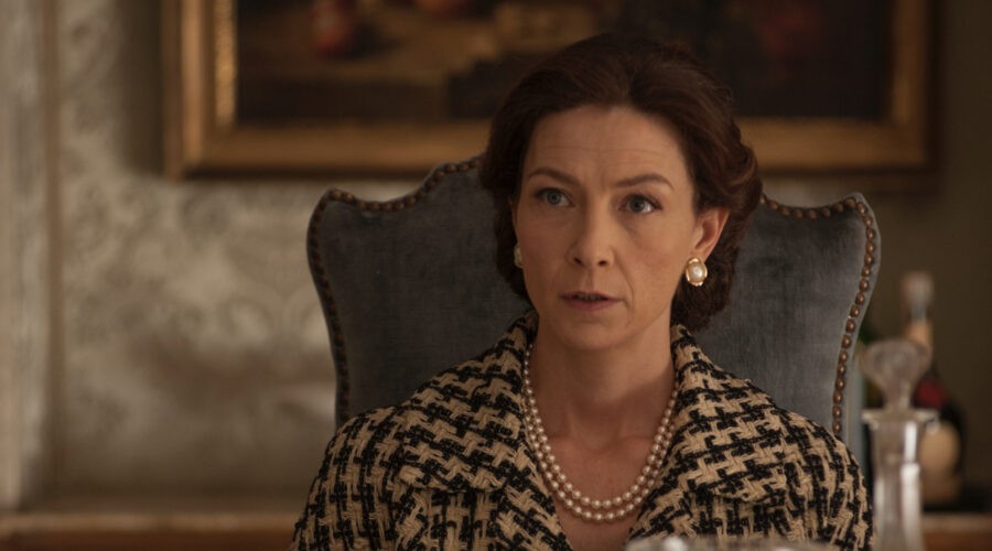 Helene Nardini (Marisa Mandelli) in una scena per le prime due stagioni de 