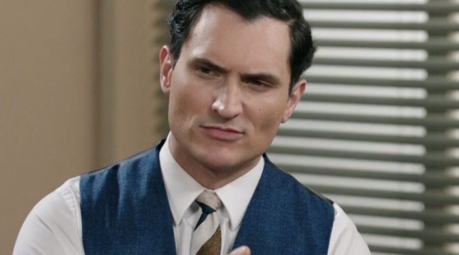 Alessandro Tersigni (Vittorio Conti) in una scena della puntata 145 de